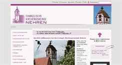 Desktop Screenshot of nehren-evangelisch.de